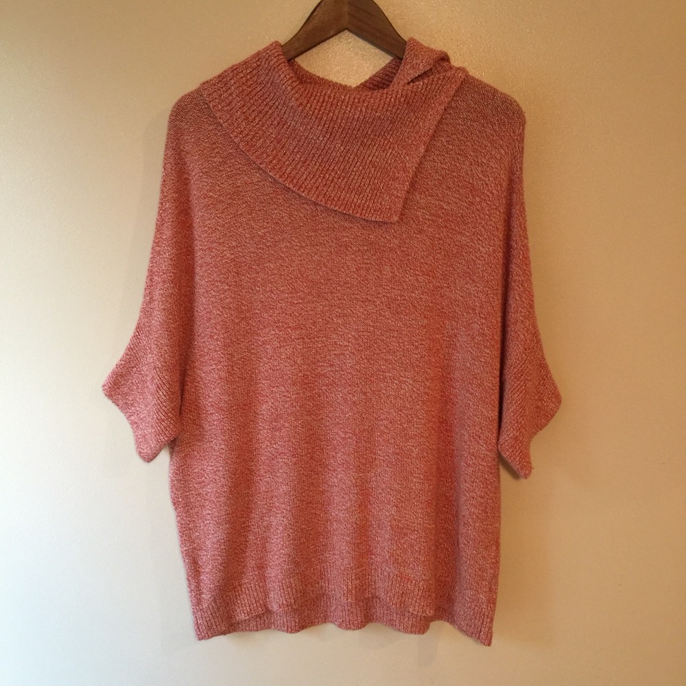 CABI fold over pull over sweater